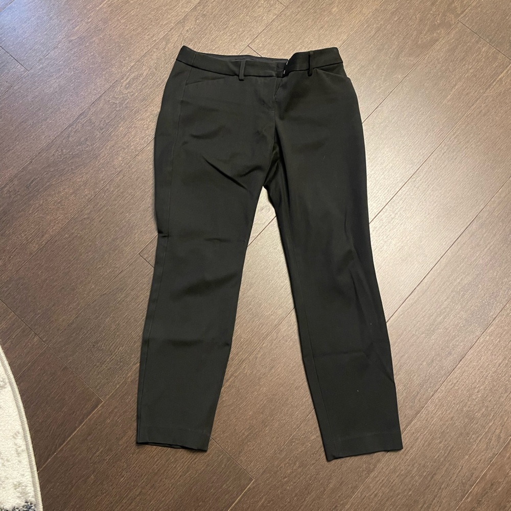 Express Black Ankle Columnist Dress Pants